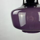 Purple opaline glass suspension KRETA for Holmegaard by Jacob Bang