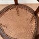 Fauteuil de bureau en bois canné 19e s