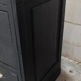 Old counter with black patina drawer
