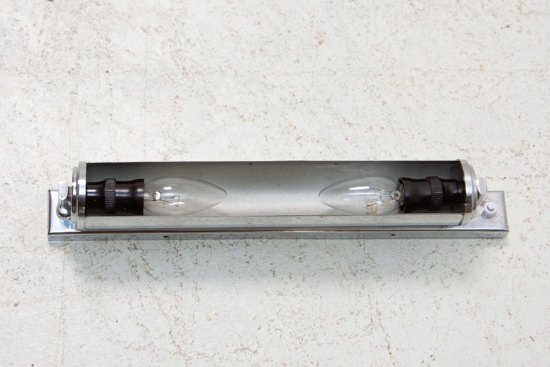 Bauhaus chromium plated wall lamp for Napako, 1940