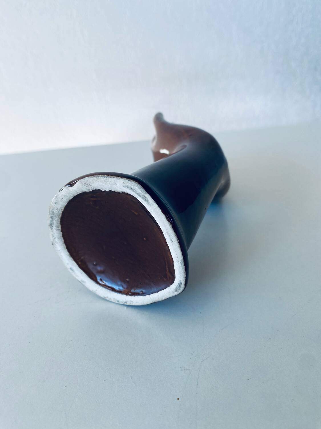 Handmade ceramic vase and jewelry holder