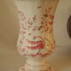 Vase Moustiers faience décor main oiseaux signé