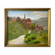 HST painting "The Village in the Valley" beginning of the last century ec. Aven Bridge