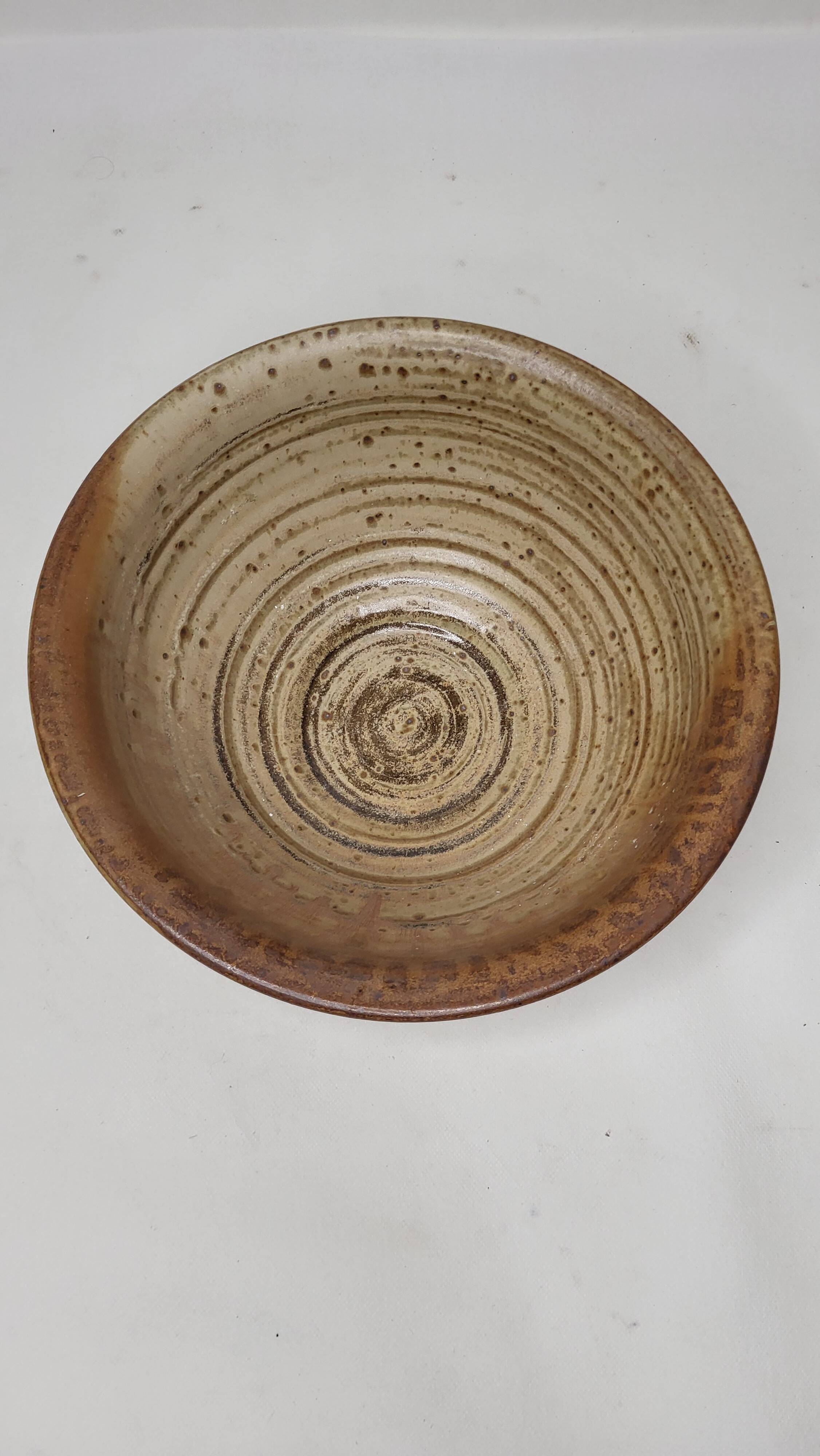 Pyrite stoneware salad bowl