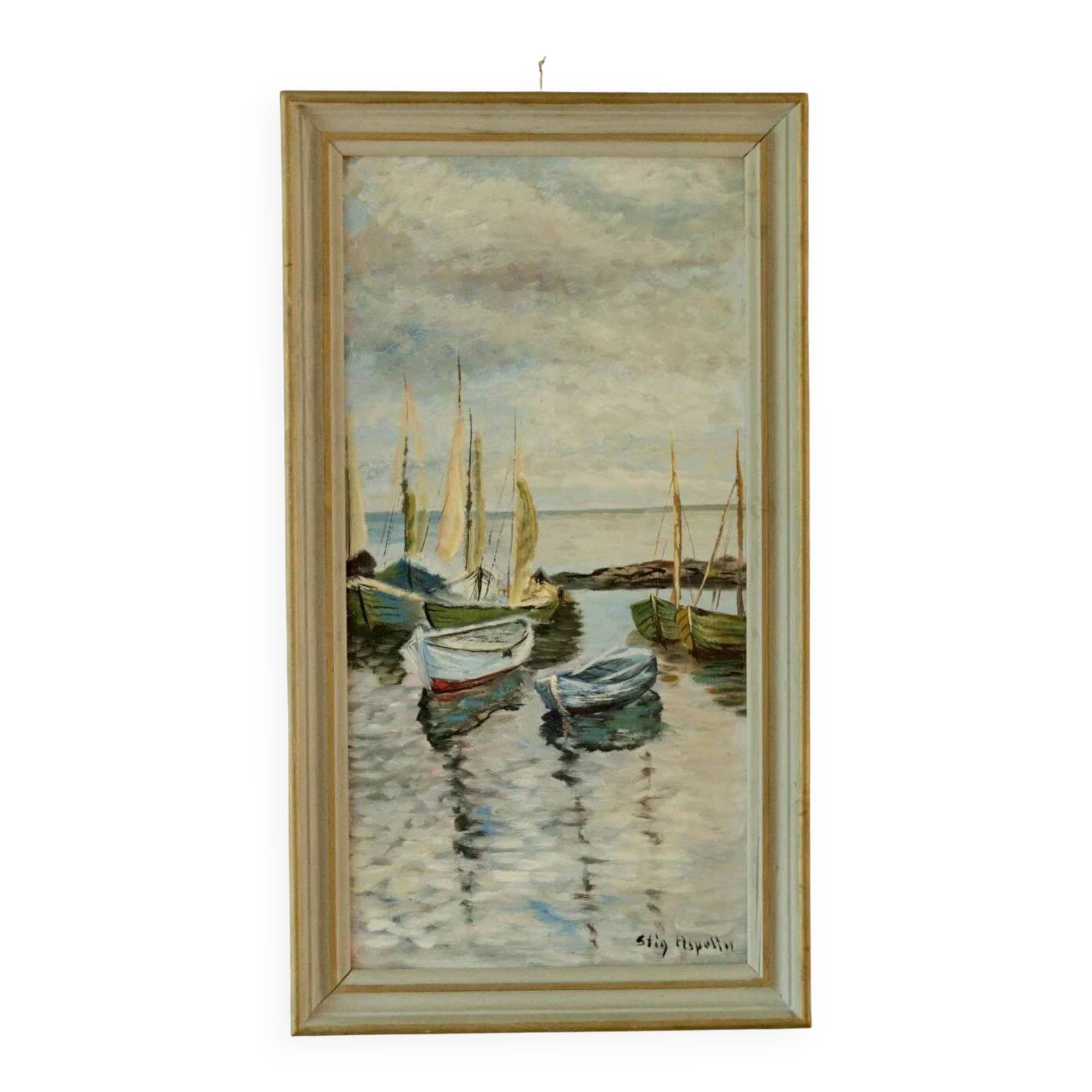 "Bateaux dans le port" by Stig Aspelin