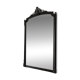 Large antique mirror from the Transition period, with a carved grey frame.