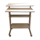 Office like new with wheels, with 3 levels, adjustable in height