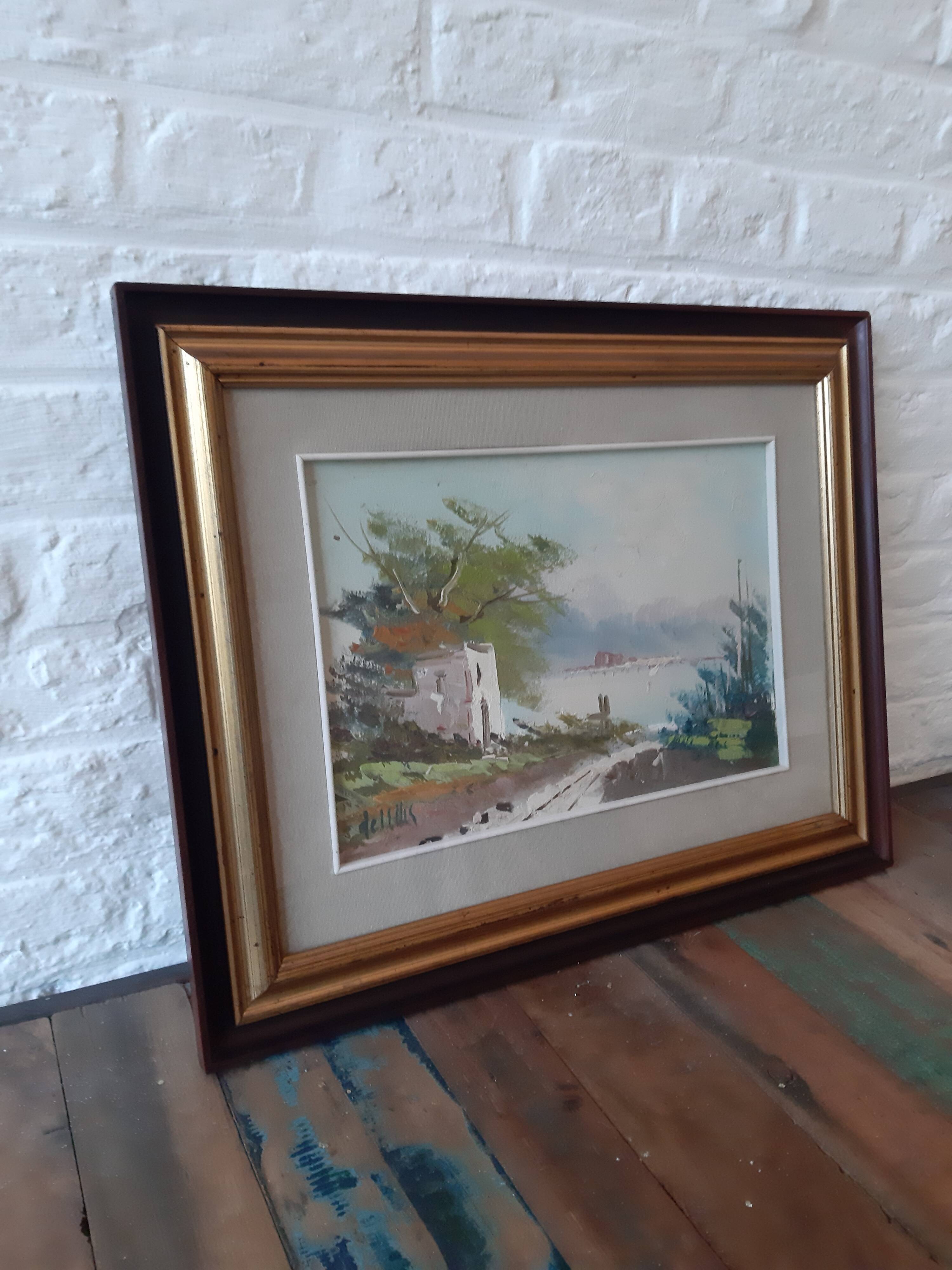 View of Venice, signed G. de Lillis mid-20th century