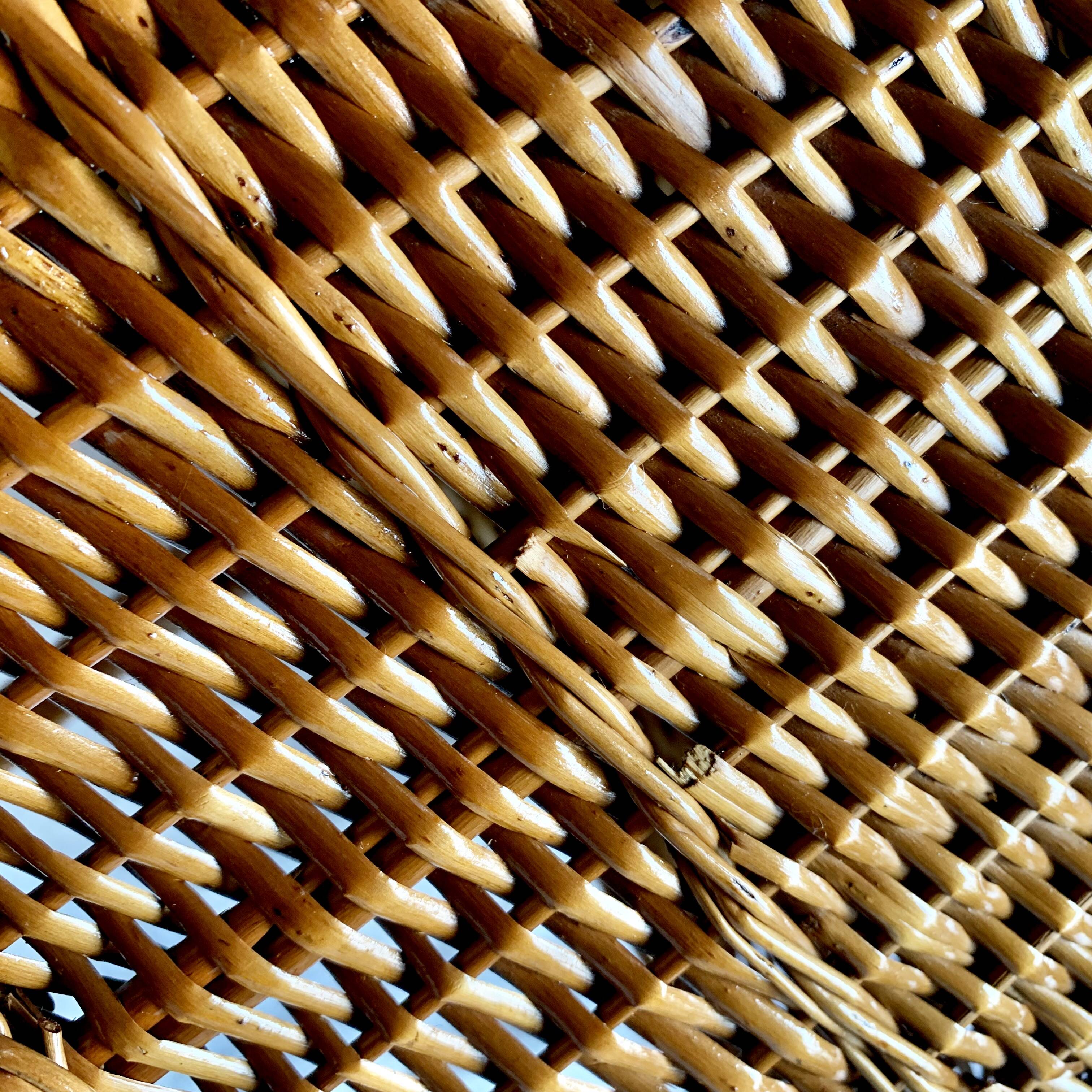 Vintage wicker basket