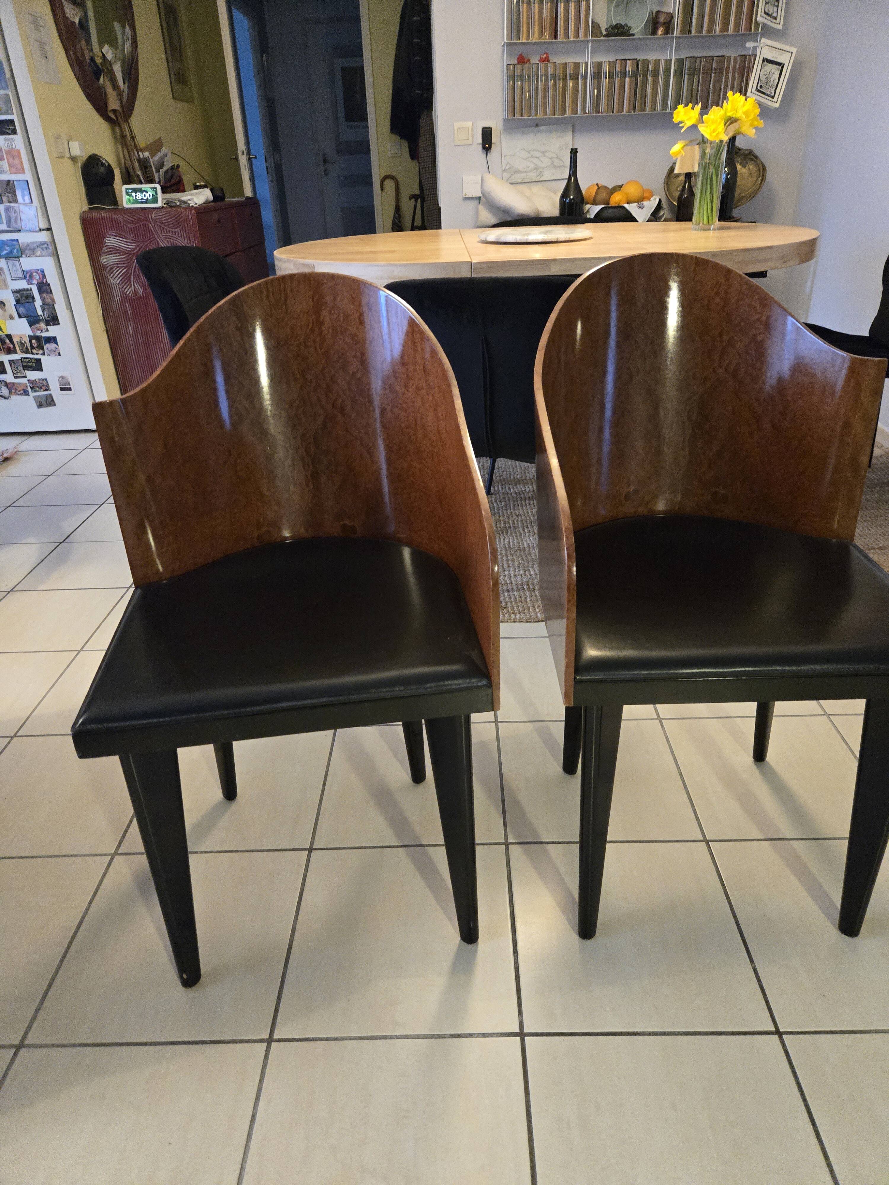 A pair of TOSCANA chairs.