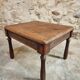 Table basse ancienne en noyer et chêne – France, vers 1900