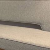 Vintage Scandinavian sofa, vintage Scandinavian teak bench, wool sofa