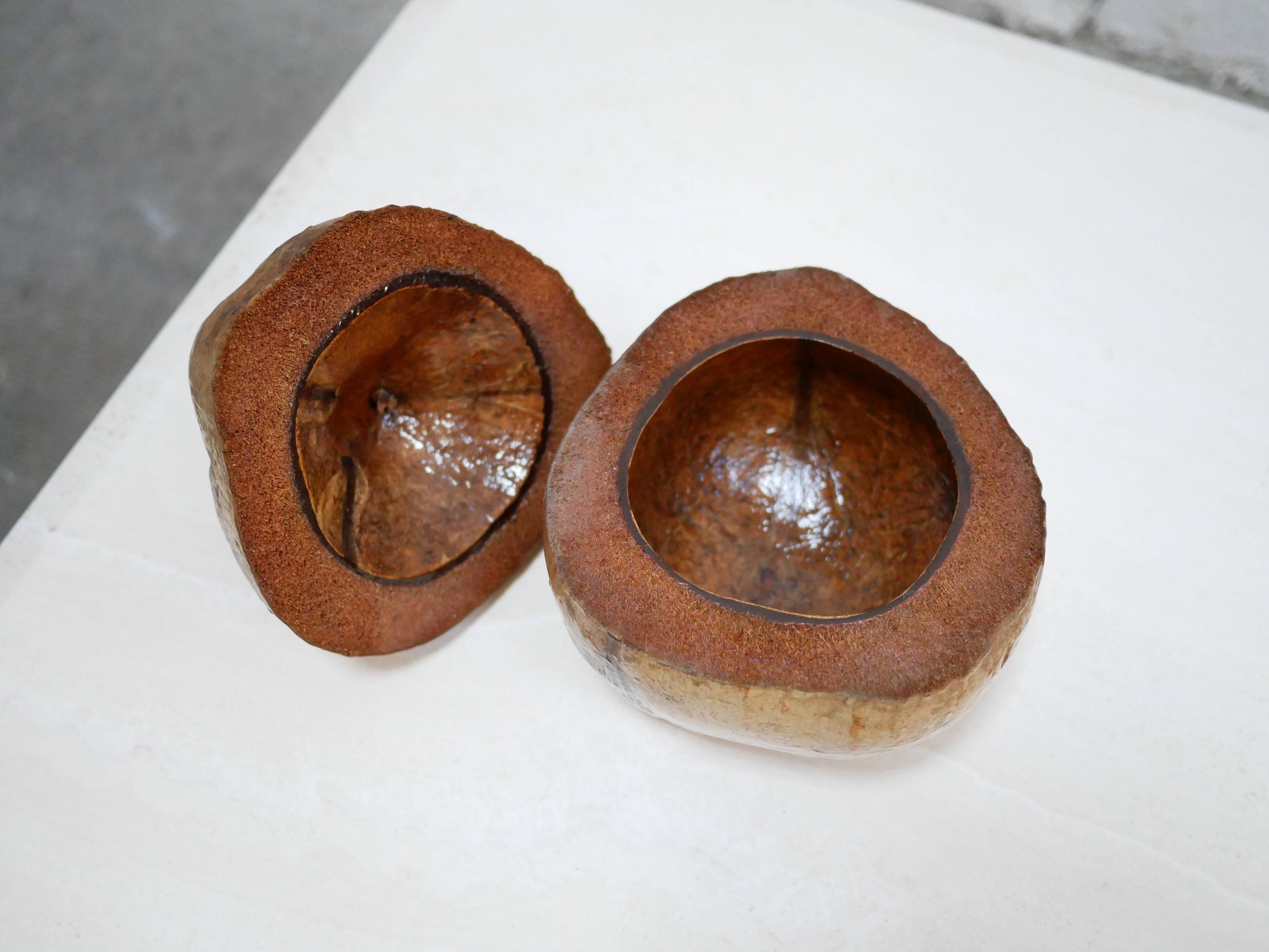 Vintage Coconut Ice Bucket