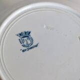 Antique Saint Amand iron clay deep plate - Byzantine model