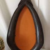 Vintage mirror on horse collar