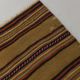 4x7 Bronze & Red Striped Handmade Vintage Kilim Rug, 130x218Cm