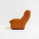 Funky leather lounge chair by Michel Cadestin for Airborne