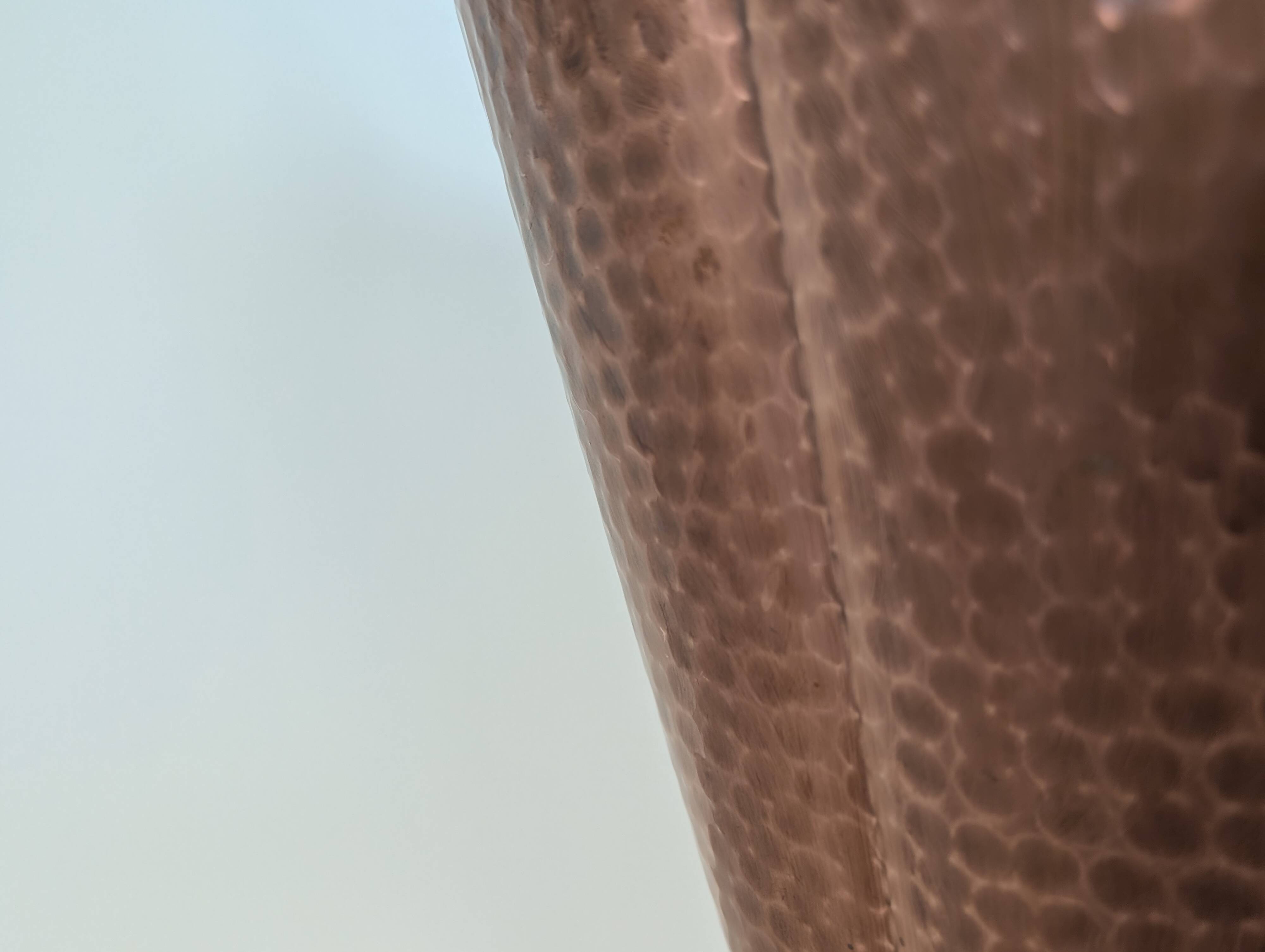 Copper and brass umbrella stands