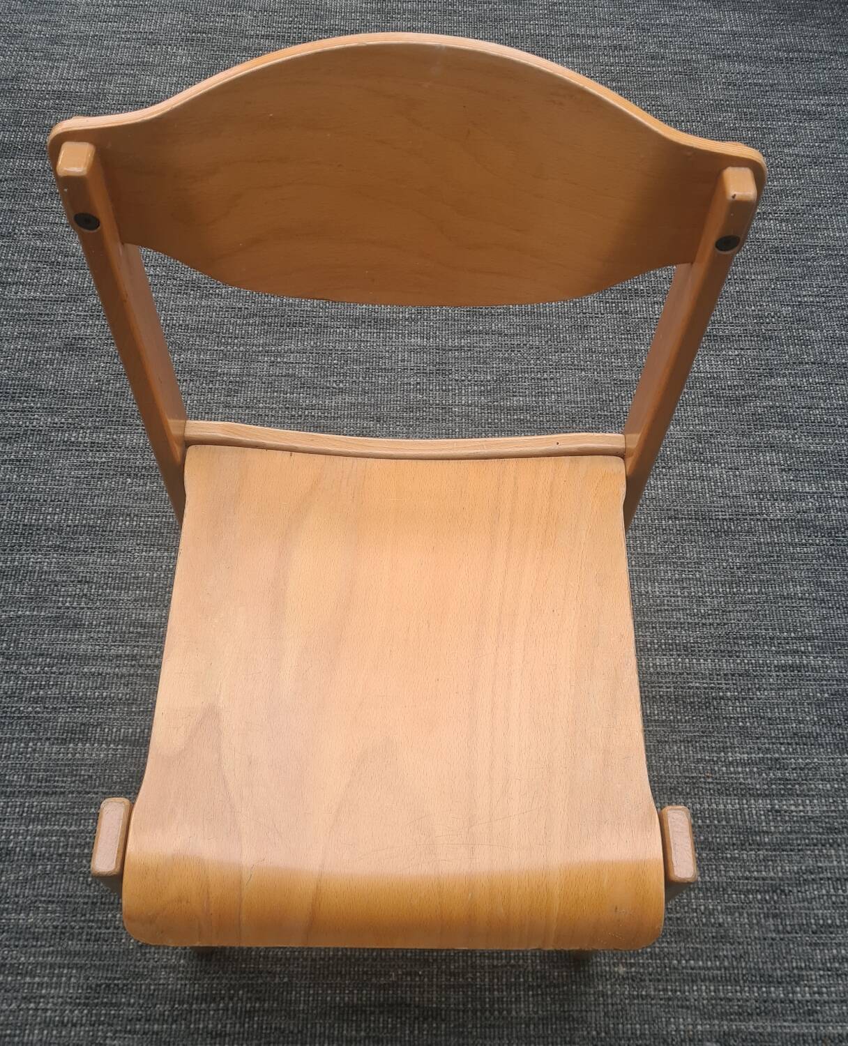Beech chair: Roland Rainer style