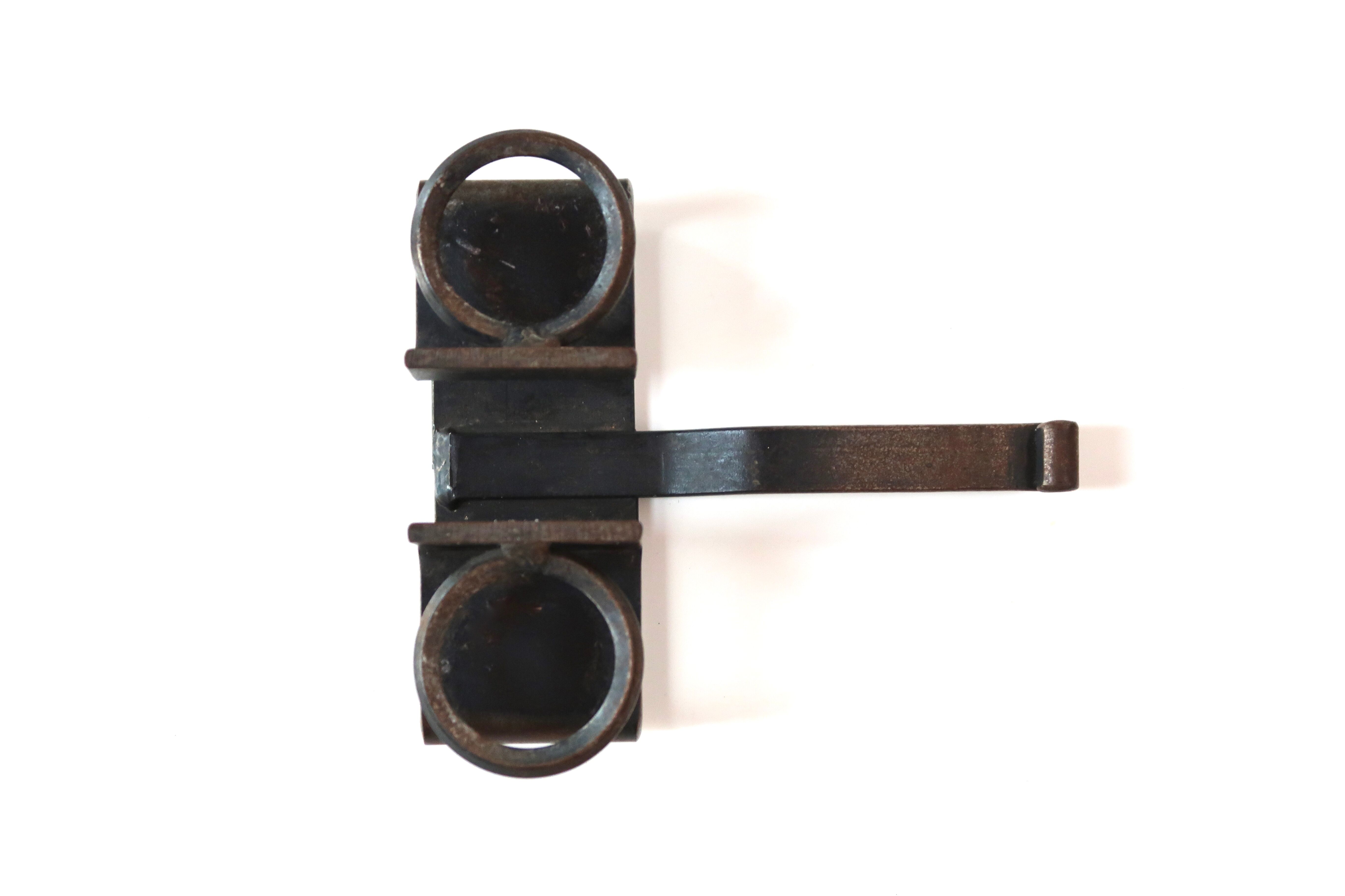 Steel candle holder, 70s