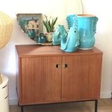 Vintage furniture in teak veneer