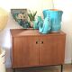 Meuble vintage en placage teck