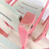 Set of 7 school chairs for adults