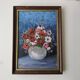 Oil on Panel - Bouquet of Anemone Flowers Signed G Jallon
