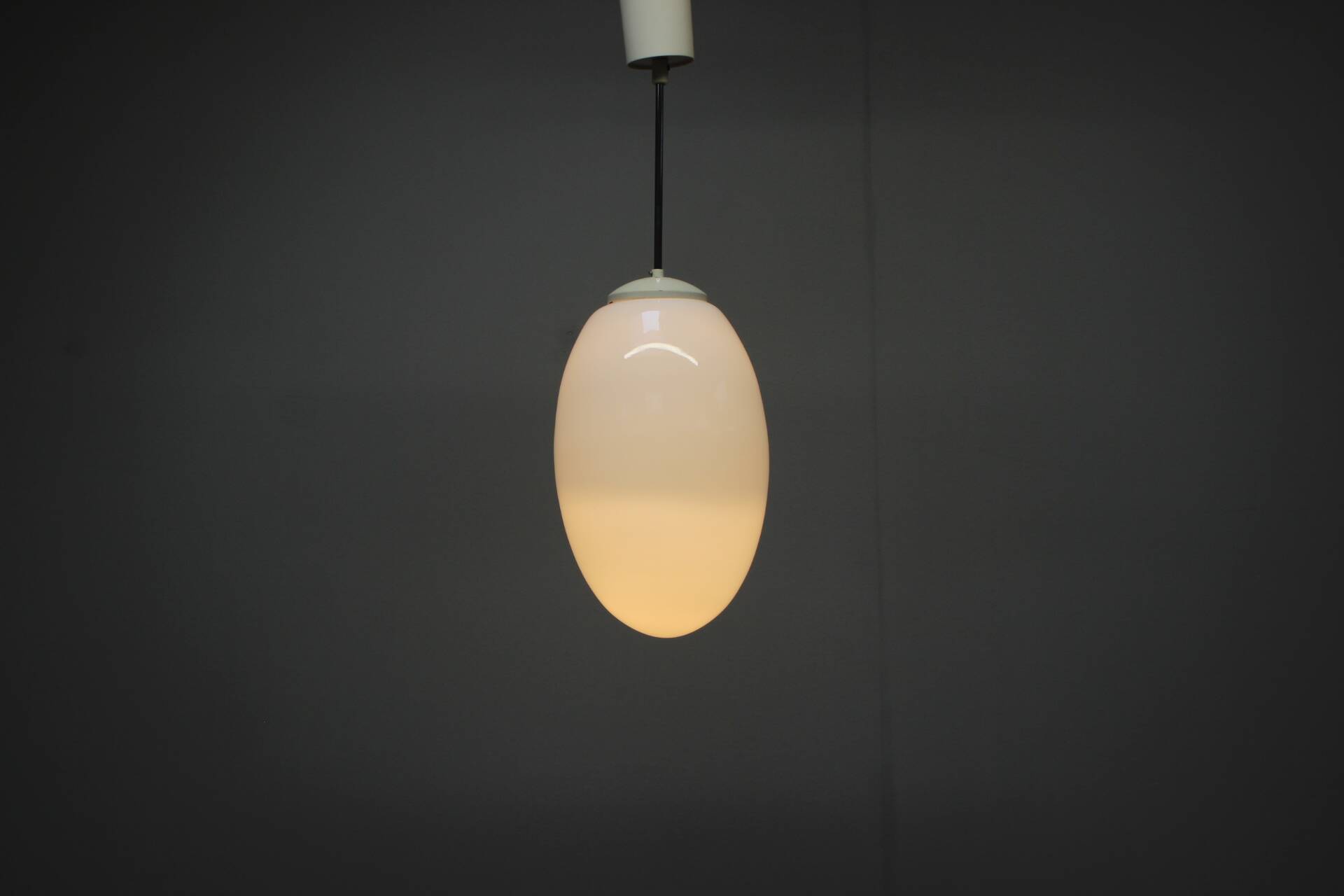Mid-century Opaline Pendant, 1970s, Czechoslovakia