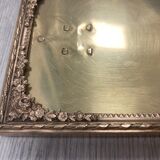 Old brass frame