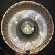 Amber glass lampshade pendant light