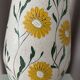 Hand painted daisies vase