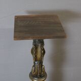 Presentation column with a carved Sphinx decoration from around 1900.