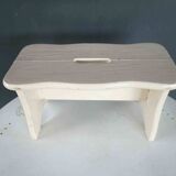 Vintage repainted farmhouse stool or footrest