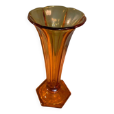 Art deco vase signed Val Saint Lambert