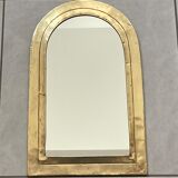 Gilded brass contour mirror