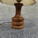 Small turned wooden lamp 1970