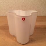 Vase Alvar Aalto Iitala 9.5 cm white glass