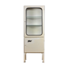 Vintage Steel And Glass Medical Cabinet 1970s