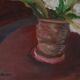 Original Swedish Oil on Canvas – “White Roses” by Aina Schiller, Arvika