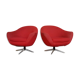 Paire de fauteuils coquilles