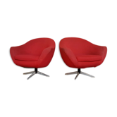 Paire de fauteuils coquilles