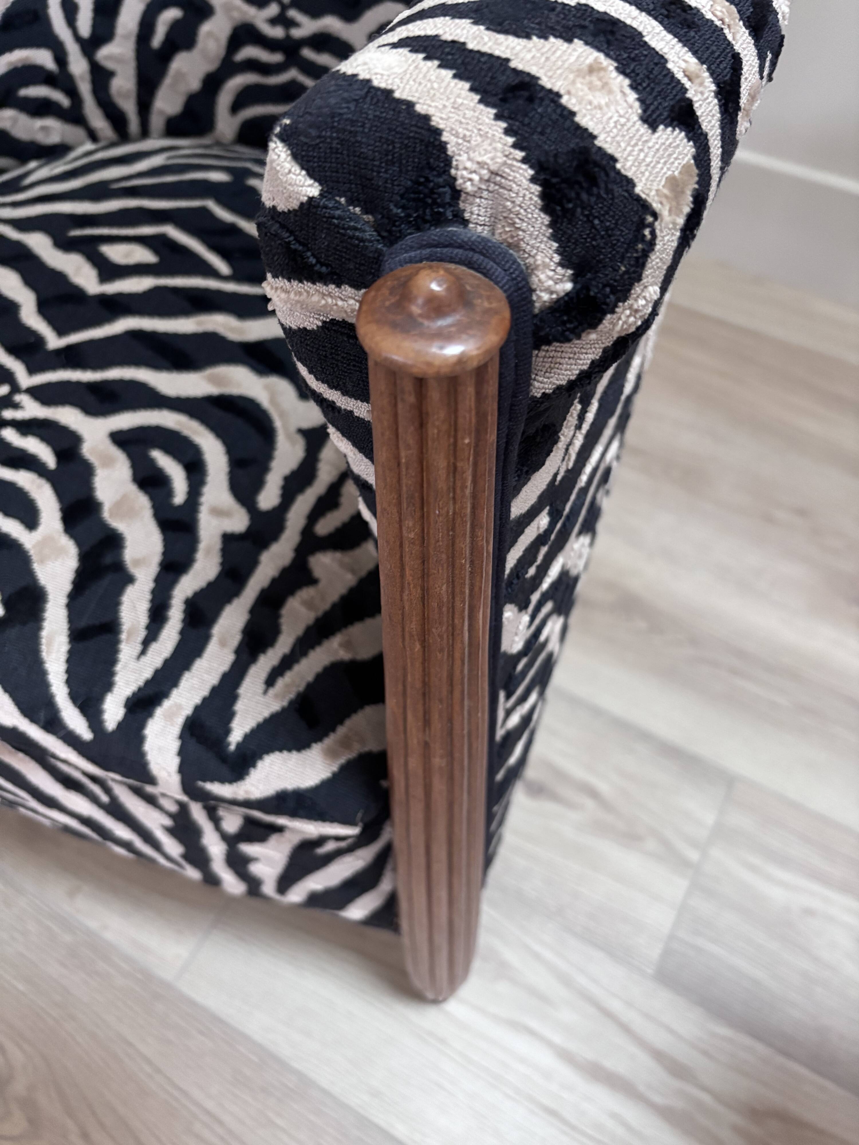 Paire de fauteuils tonneau