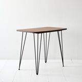 1950s Vintage Formica and Metal Side Table
