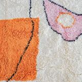 Moroccan wool rug decorated 200cm x 300cm