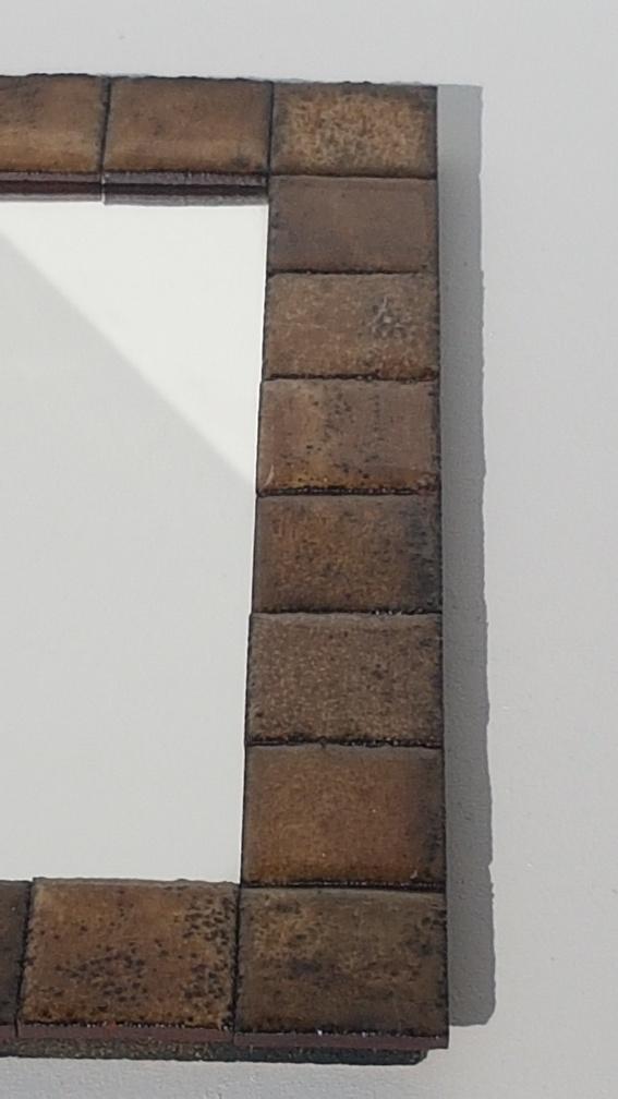 Ceramic mirror 70s/80s