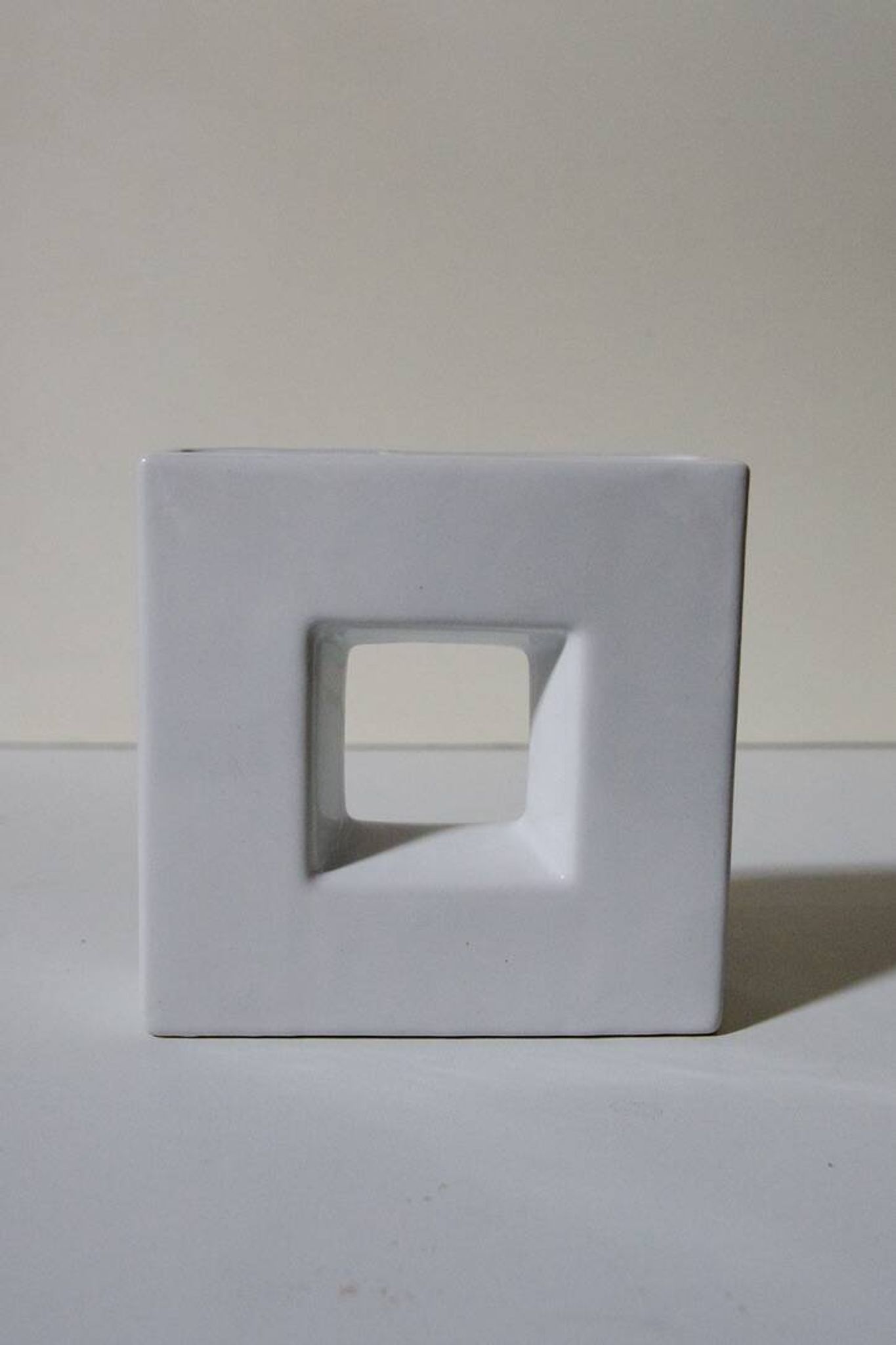 Square ceramic vase - Mid Century - 70s
