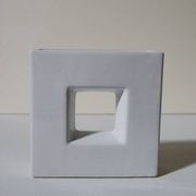 Square ceramic vase - Mid Century - 70s
