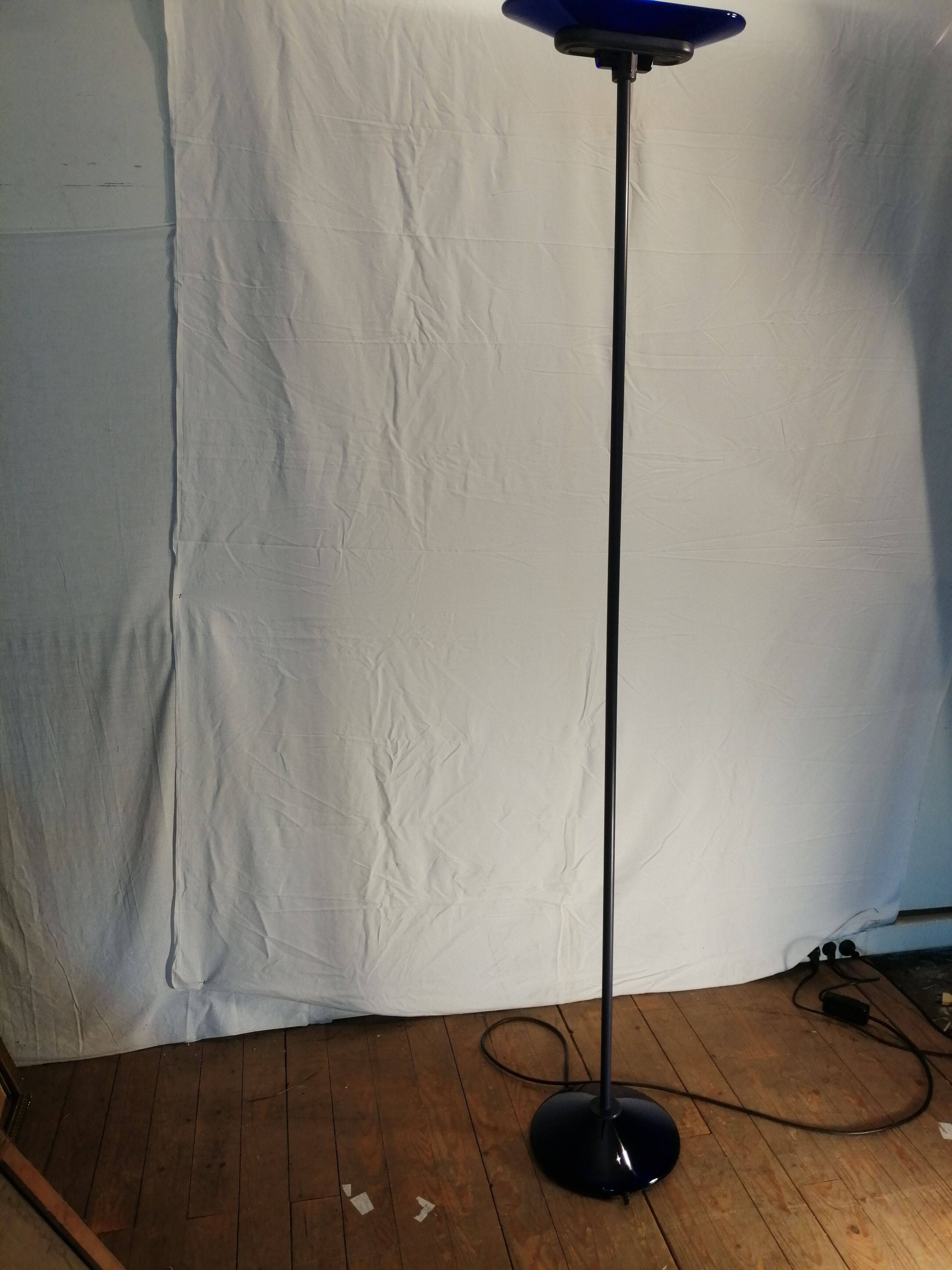 Lampadaire italien en verre Jill design par King, Miranda & Arnaldi pour Arteluce