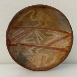 Bird decorated oupe pre-columbian art